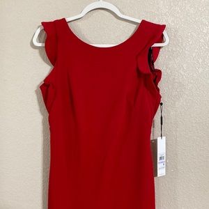 NWT Calvin Klein red sleeveless dress size 6